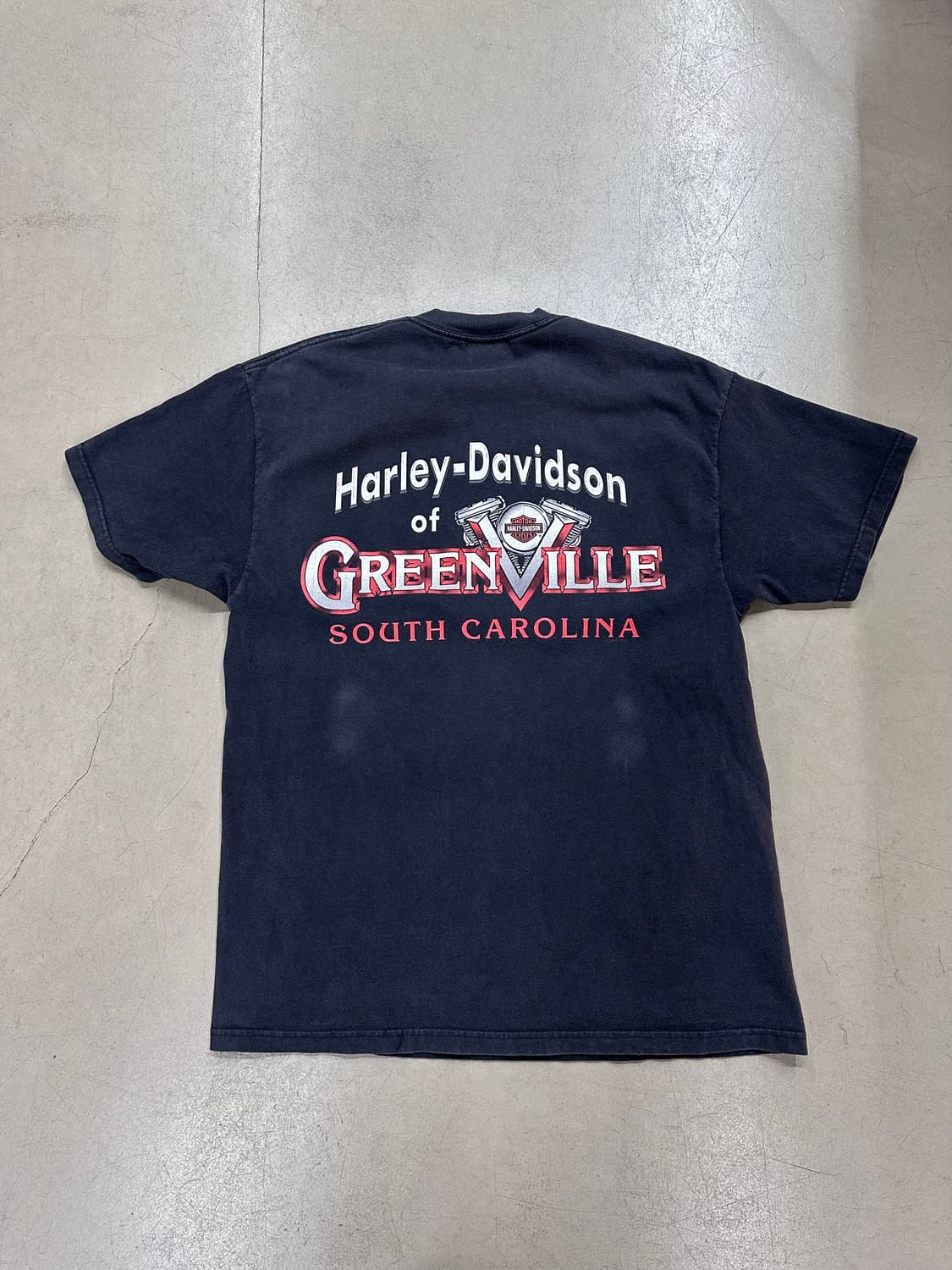 Harley-Davidson Milwaukee USA 프린팅 반팔 티셔츠 상품이미지4