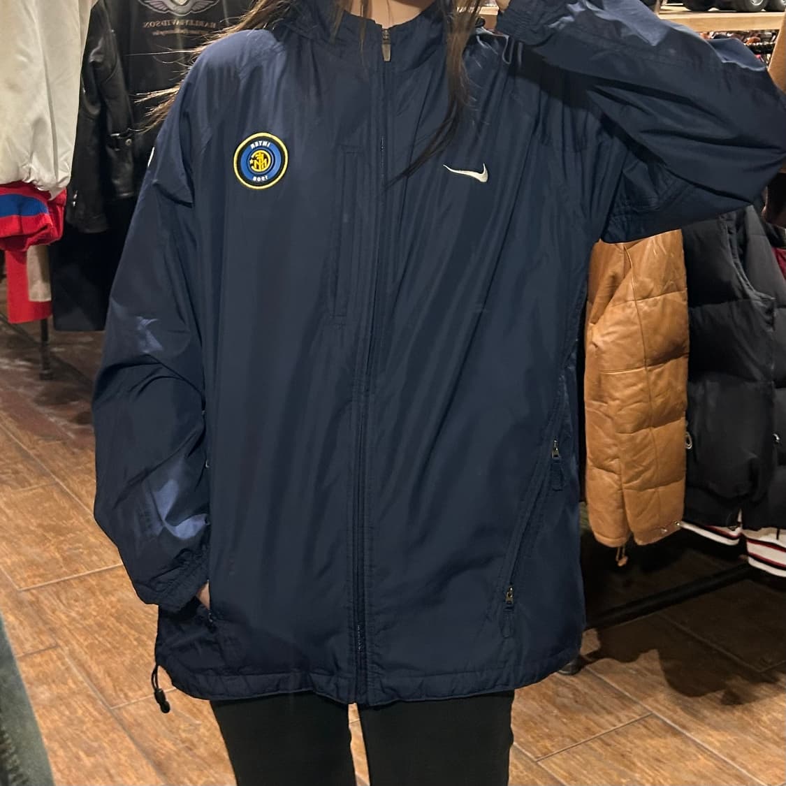 [HI] 나이키 nike 바람막이 네이비 상품이미지2