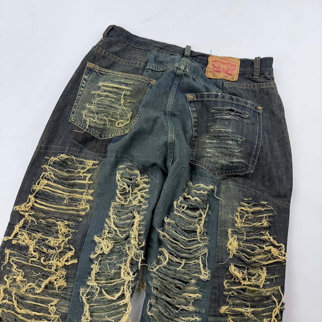 리바이스 511 데미지 디스트로이드 커스텀 팬츠 상품이미지5