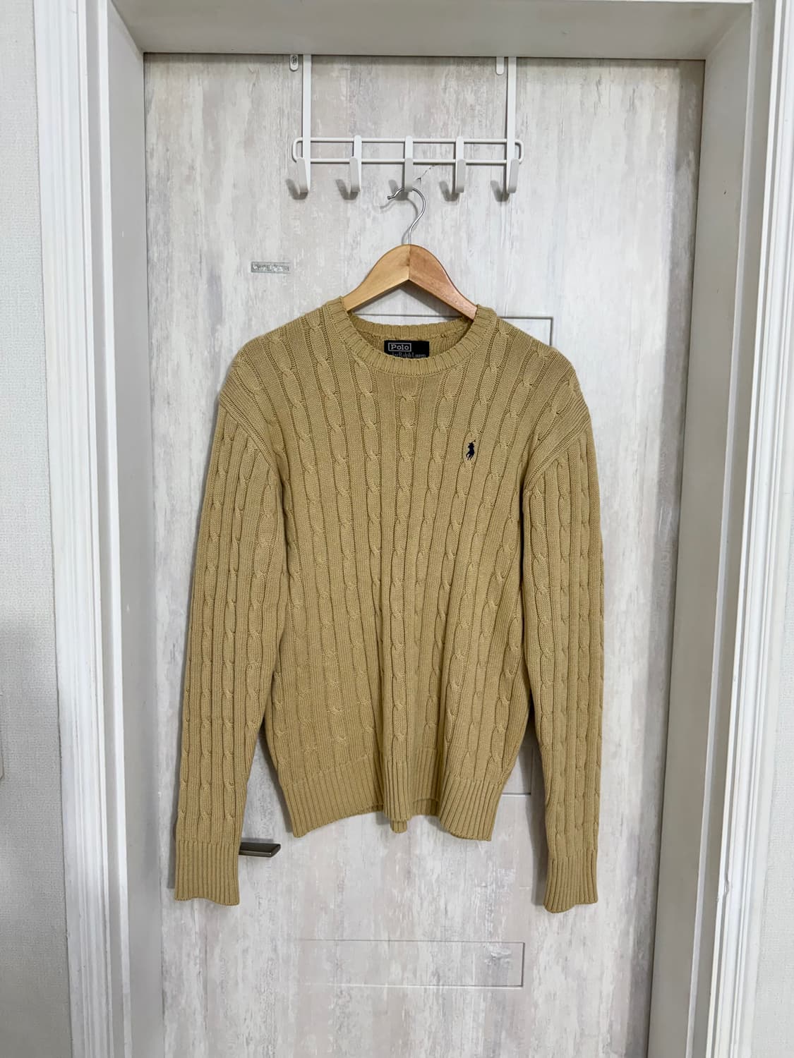 남성 100 / 폴로랄프로렌 케이블 니트 베이지  상품이미지1