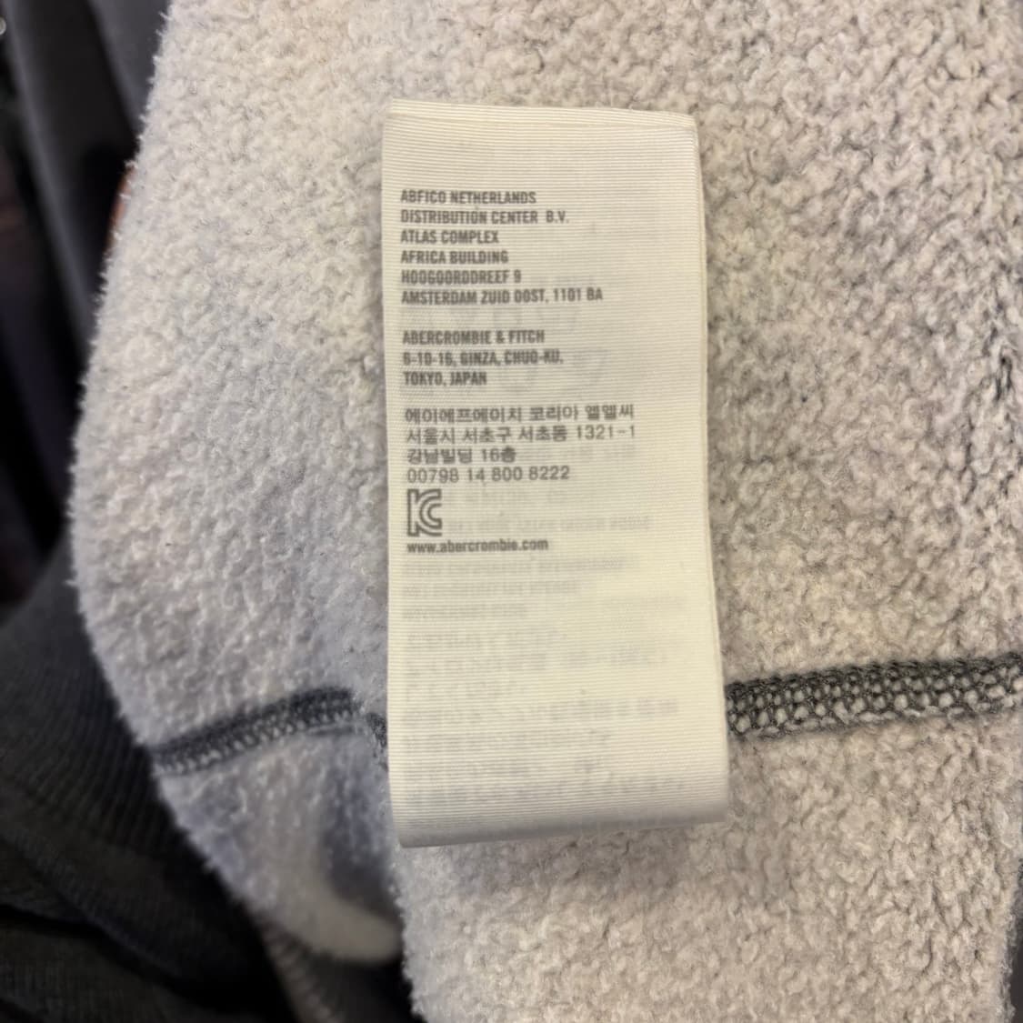 아베크롬비 그레이 후드집업 상품이미지5
