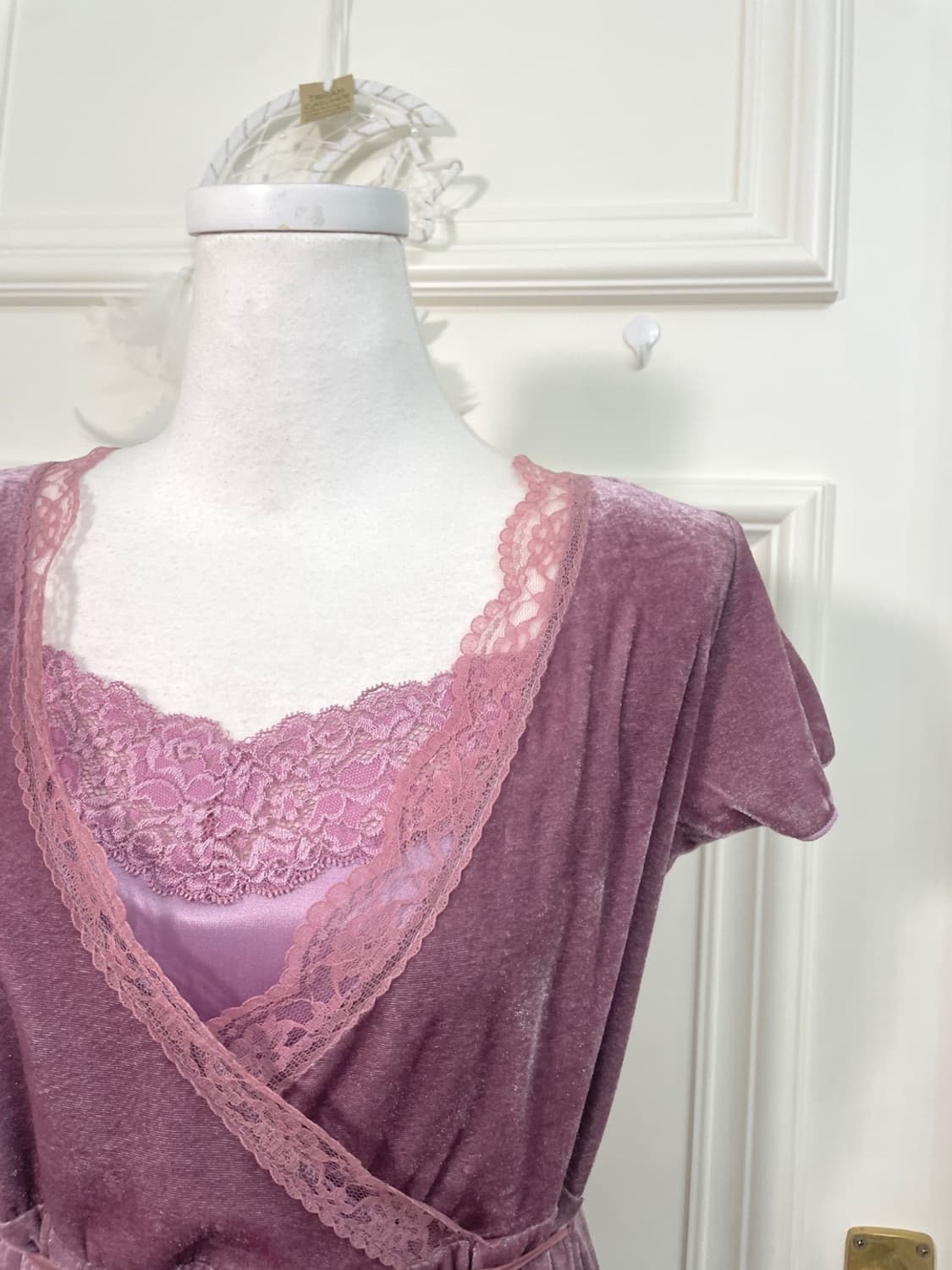 pink lavender lace wrap style bow opc 상품이미지6