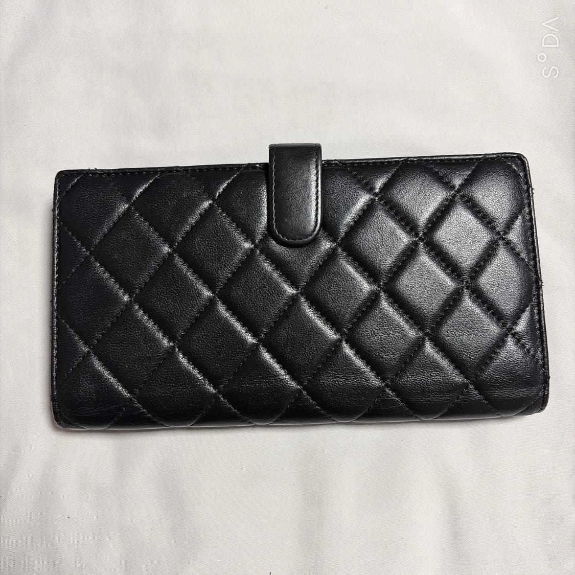 샤넬 램스킨 장지갑 블랙 상품이미지3