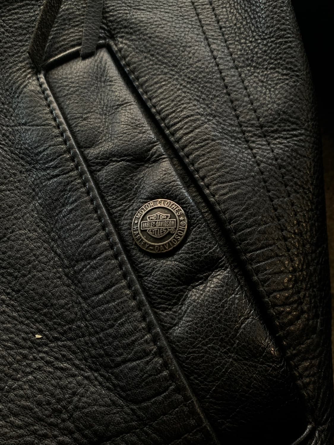 90-00s 할리 데이비슨 더블 라이더 자켓 상품이미지3