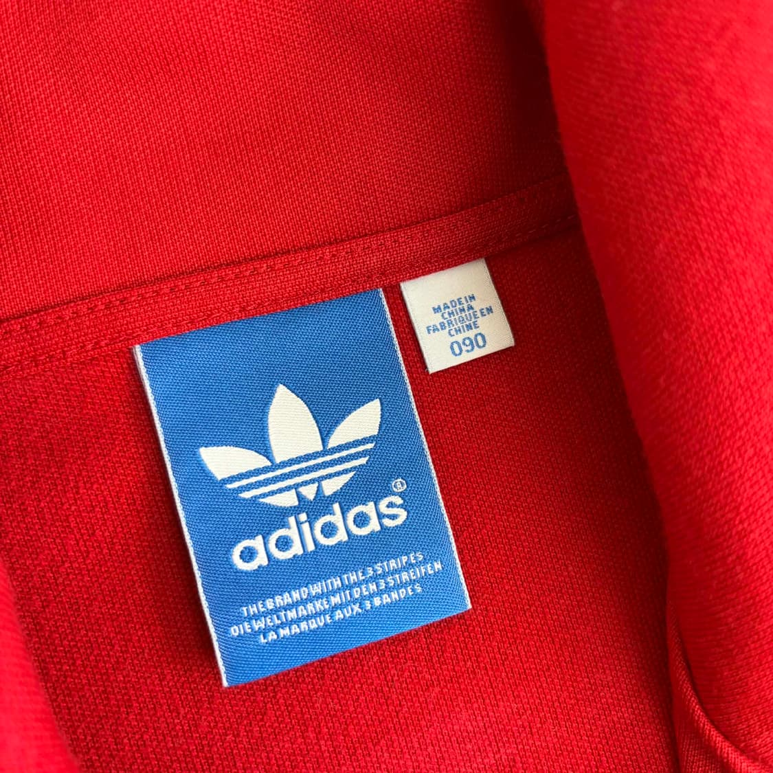 아디다스 딮버건디 베켄바우어 걸즈 트랙탑 희귀져지(90) 상품이미지4