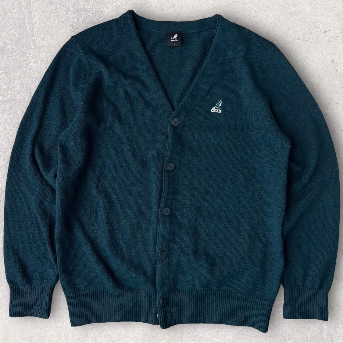 캉골 울 니트 가디건 상품이미지2