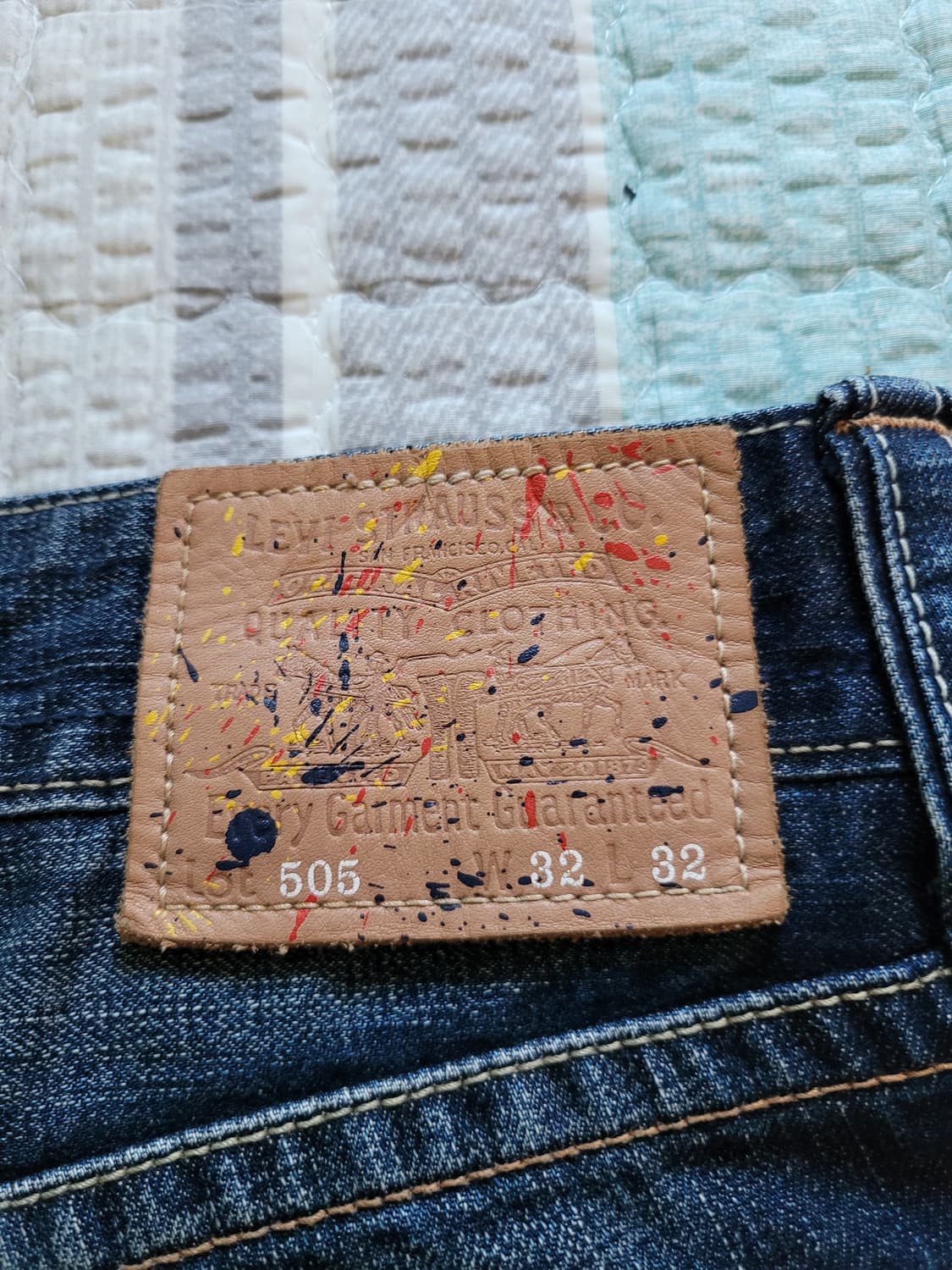 리바이스 Levi's EH505 유럽헤리티지 슬림스트레이트 워싱진 30 상품이미지9