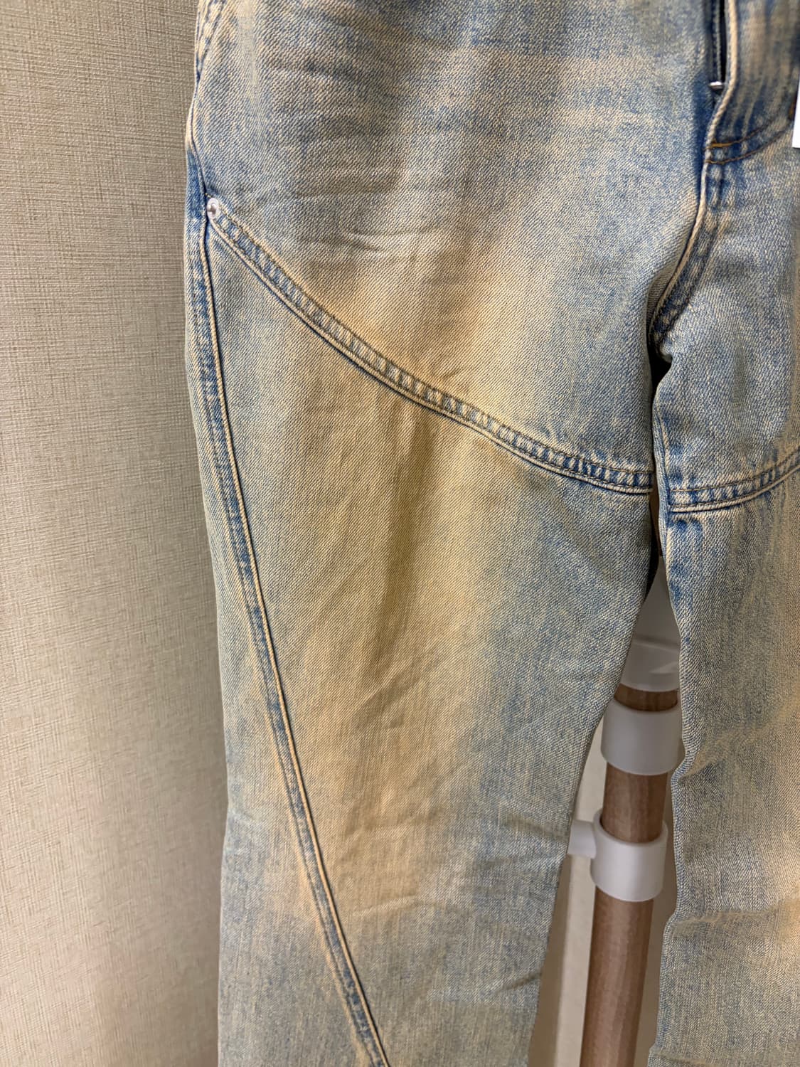 [1] 넥스트도어립스 웨스턴 데님 팬츠 라이트블루 상품이미지5