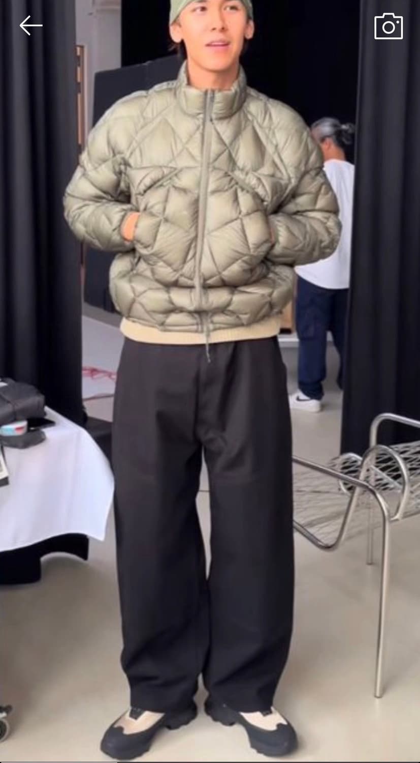 Roa 라이트 다운 패딩 그레이 M 상품이미지3