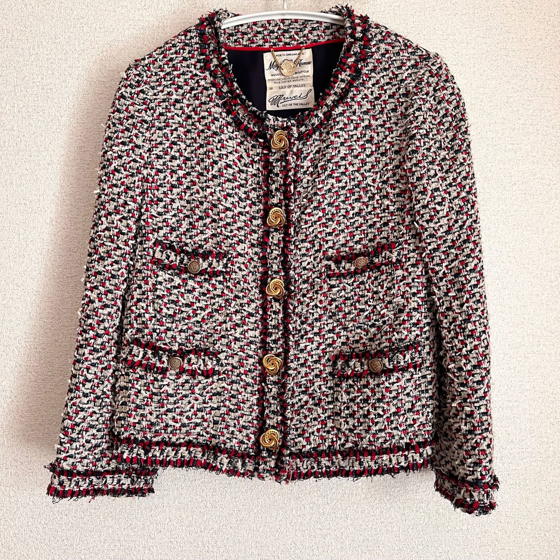 MUVEIL 뮤베르 뮤베일 트위드 자켓 샤넬st 상품이미지1