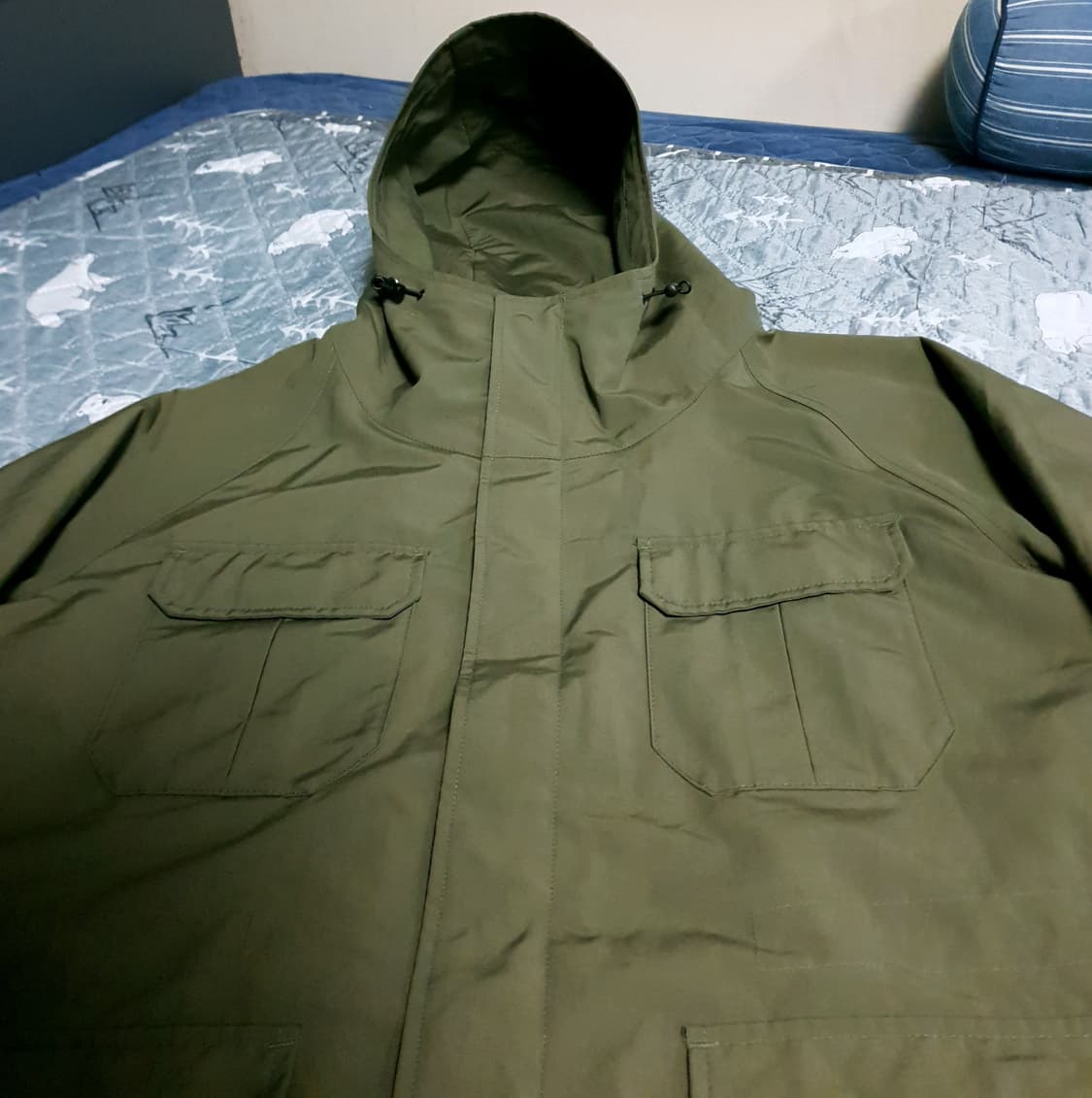 유니클로 유틸리티 고프코어 마운틴 후드 자켓 카키 (L) 상품이미지2