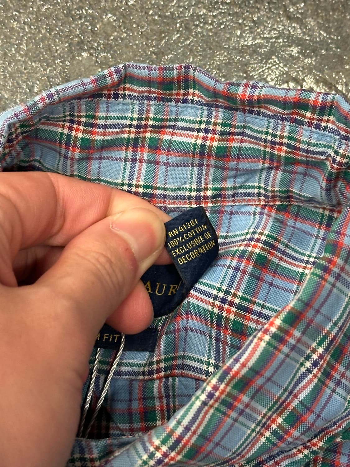 폴로 랄프로렌 체크셔츠 M 상품이미지6