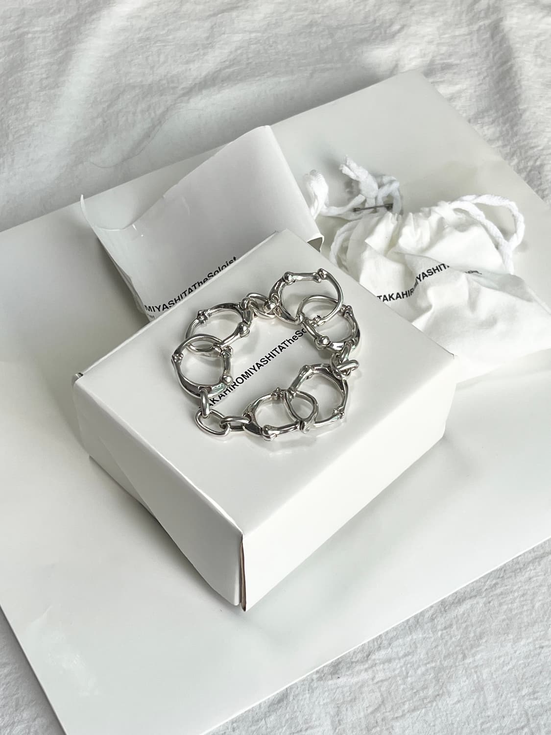 타카히로미야시타 더 솔로이스트 본 쉐입 브레이슬릿 팔찌 S 상품이미지7