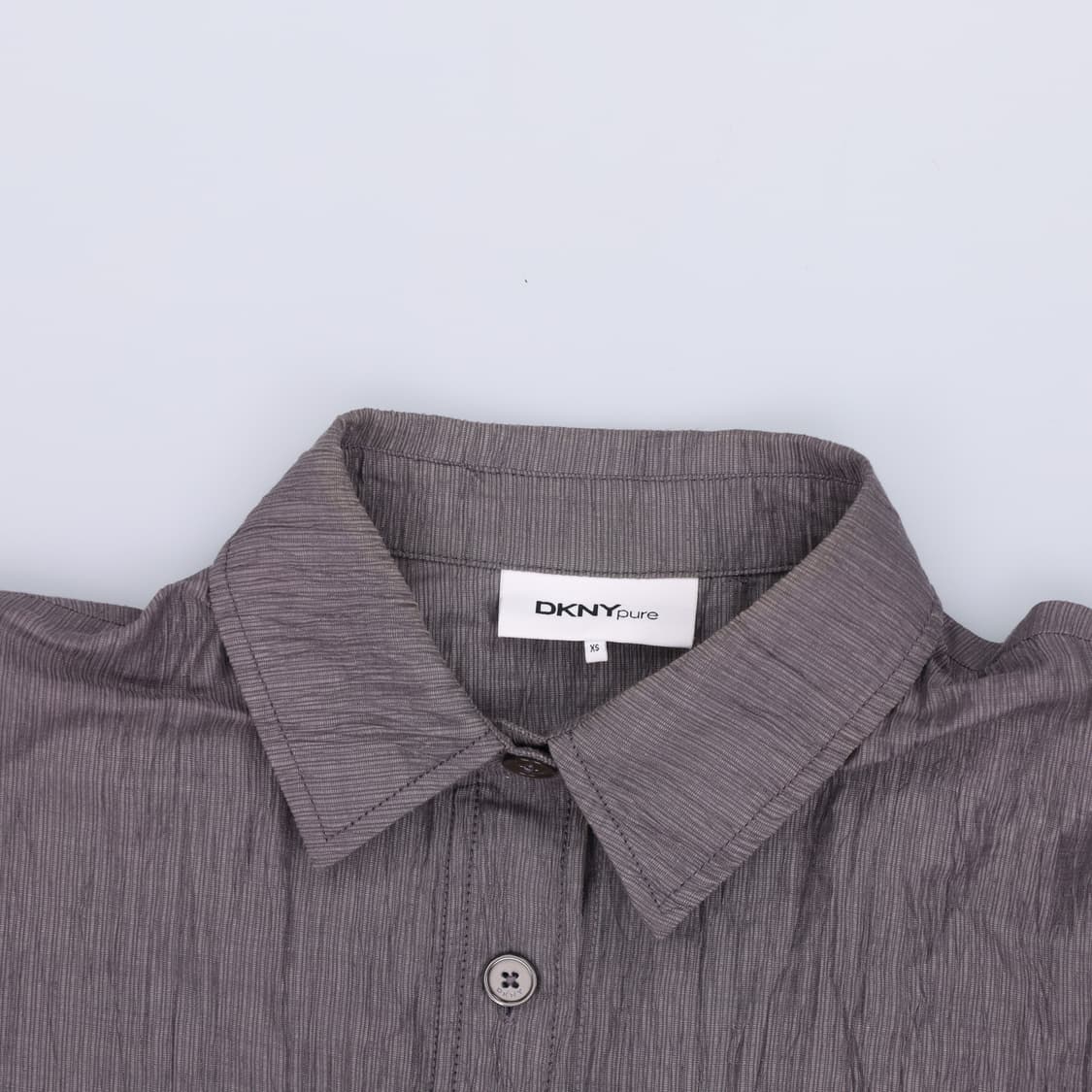 XS DKNY 여성 크롭 반팔셔츠 0420H1 상품이미지3