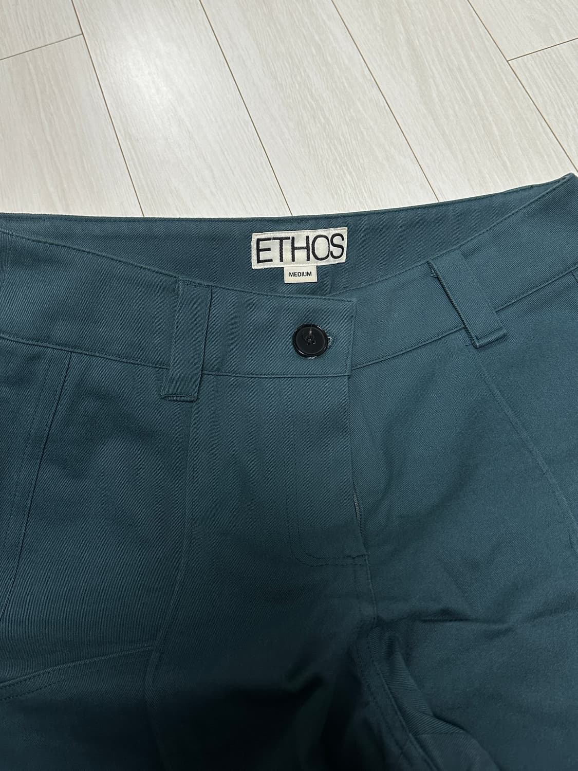 에토스 트윌 코튼 팬츠 sea blue 상품이미지1