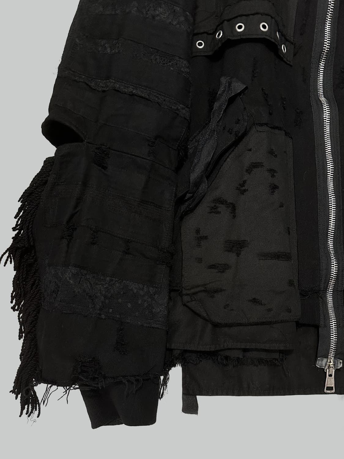 미도리카와 24aw 보로 자켓 상품이미지7