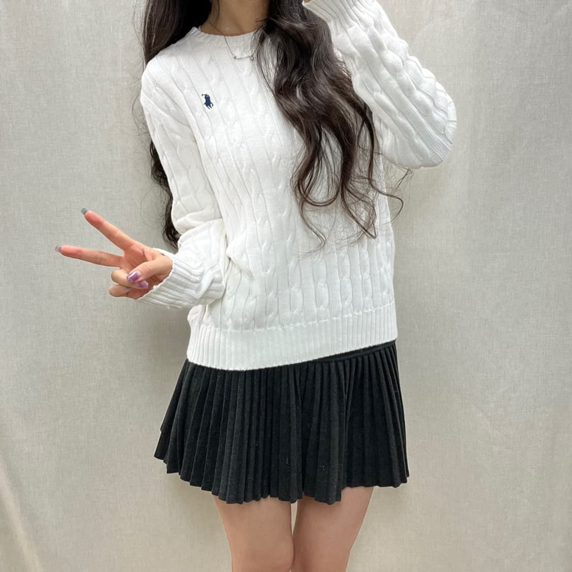 폴로 랄프 로렌 꽈배기 니트/#3547 상품이미지3