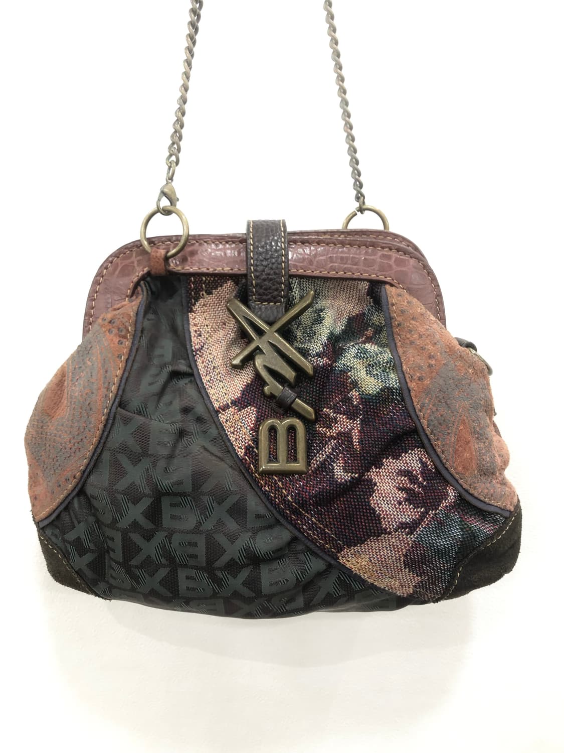 BNX pattern mini chain pouch bag 상품이미지3