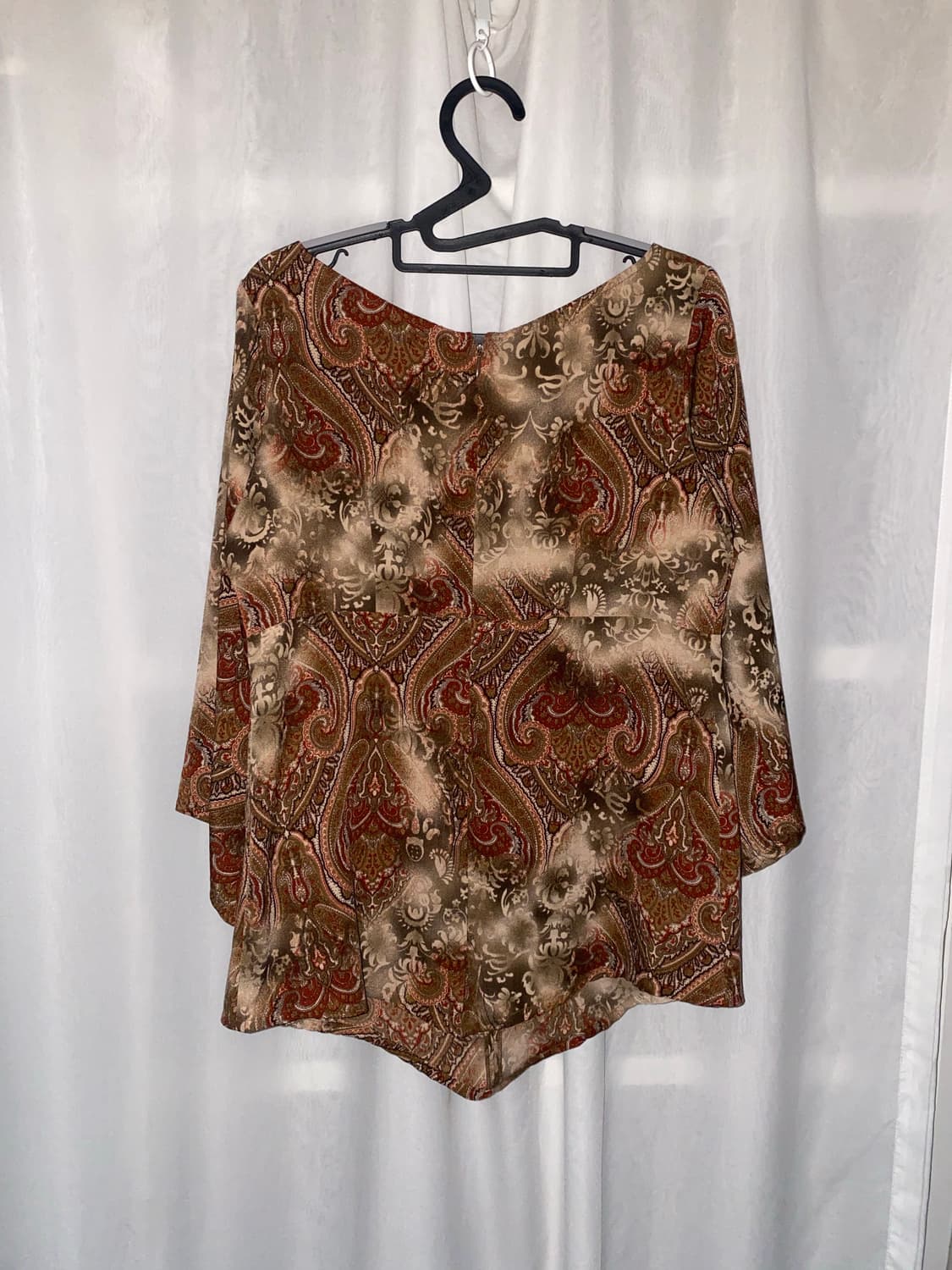 파우닝 오리엔탈 에스닉 블라우스 일본 빈티지 상품이미지2