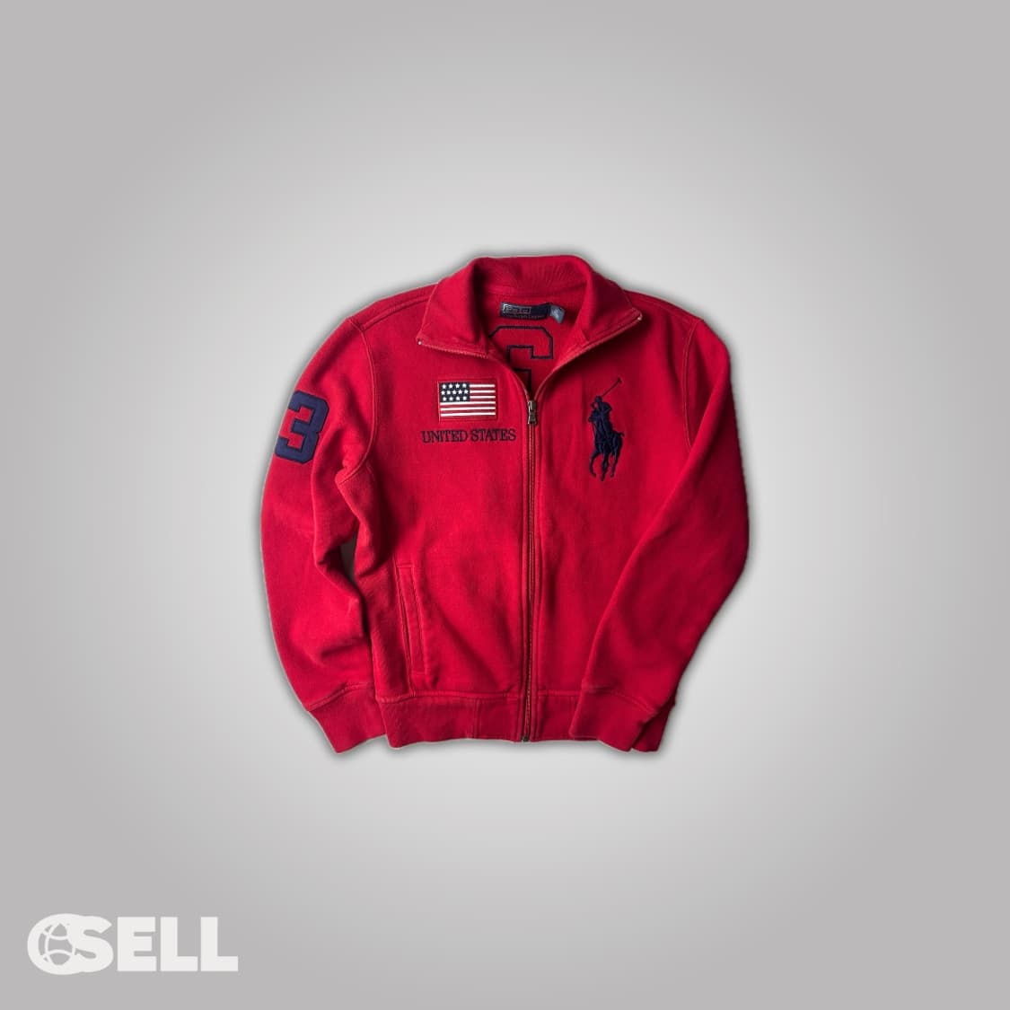 폴로 빅포니 성조기 집업 상품이미지1