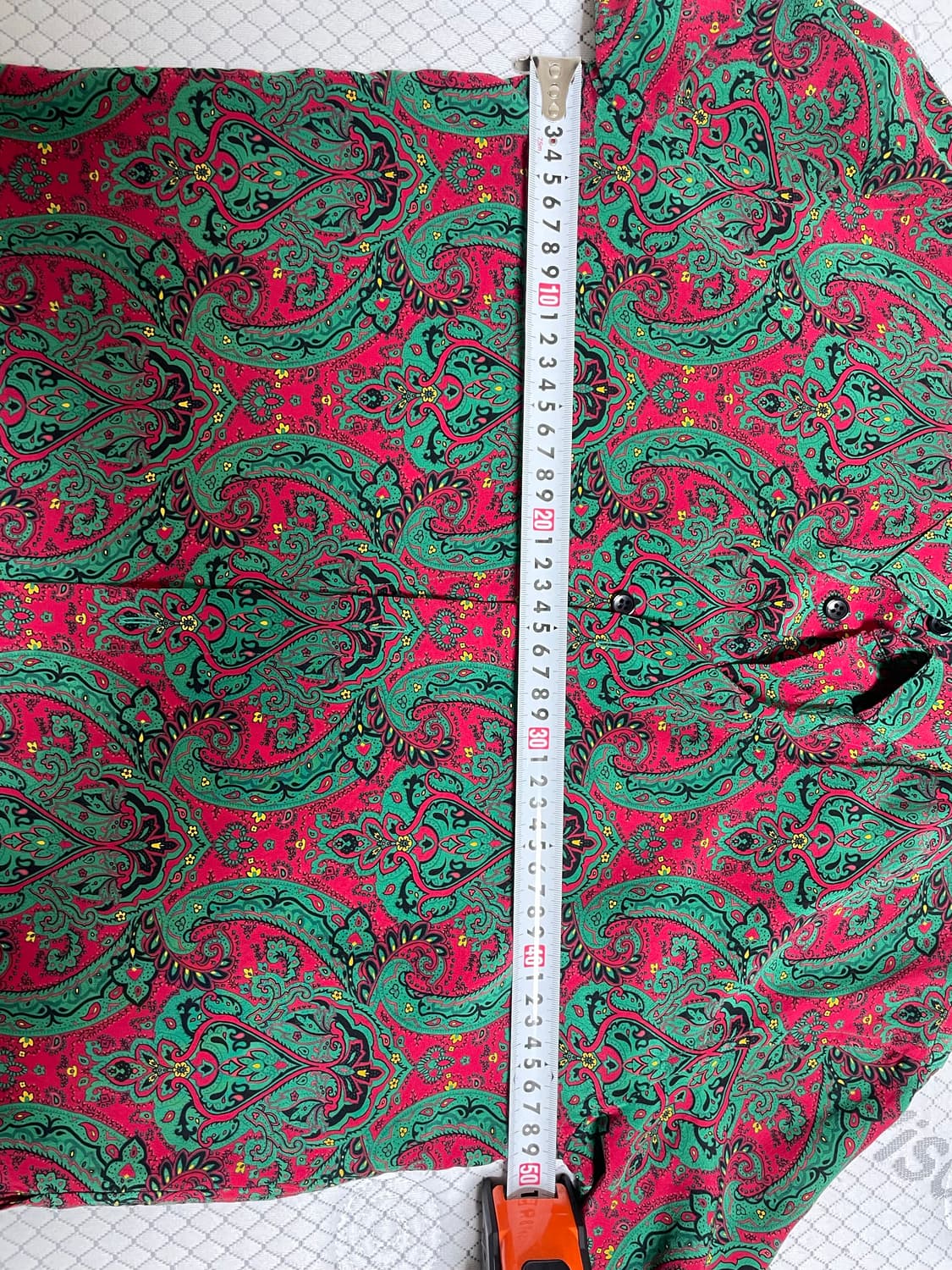 생로랑 페이즐리 실크 100% 셔츠 상품이미지3