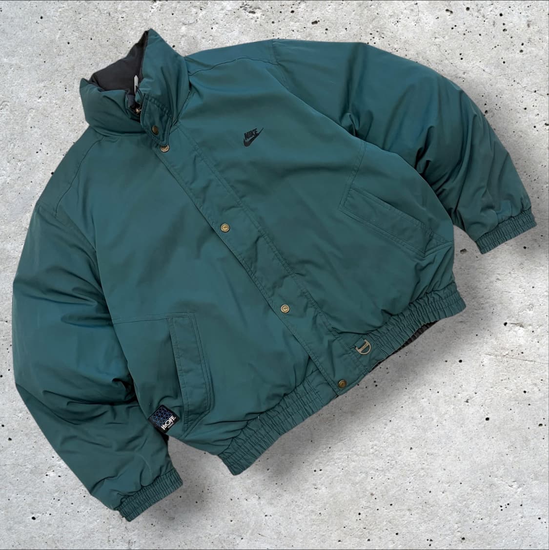 [L] 90s 나이키 삼나스포츠 리버시블 블랙 그린 빈티지 패딩 B327 상품이미지2