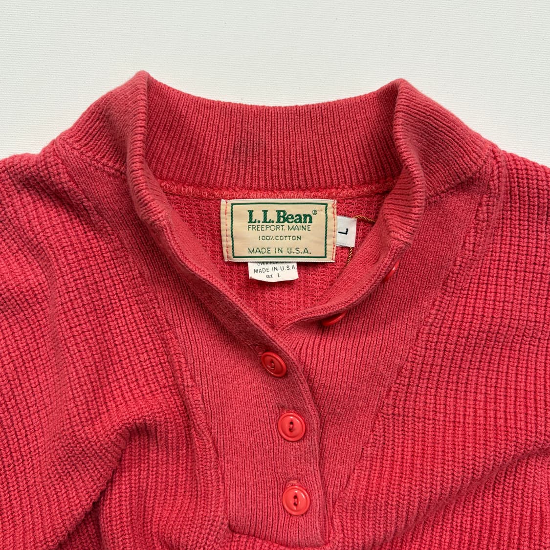 8-90s L.L.bean USA 5 button sweater knit 상품이미지2