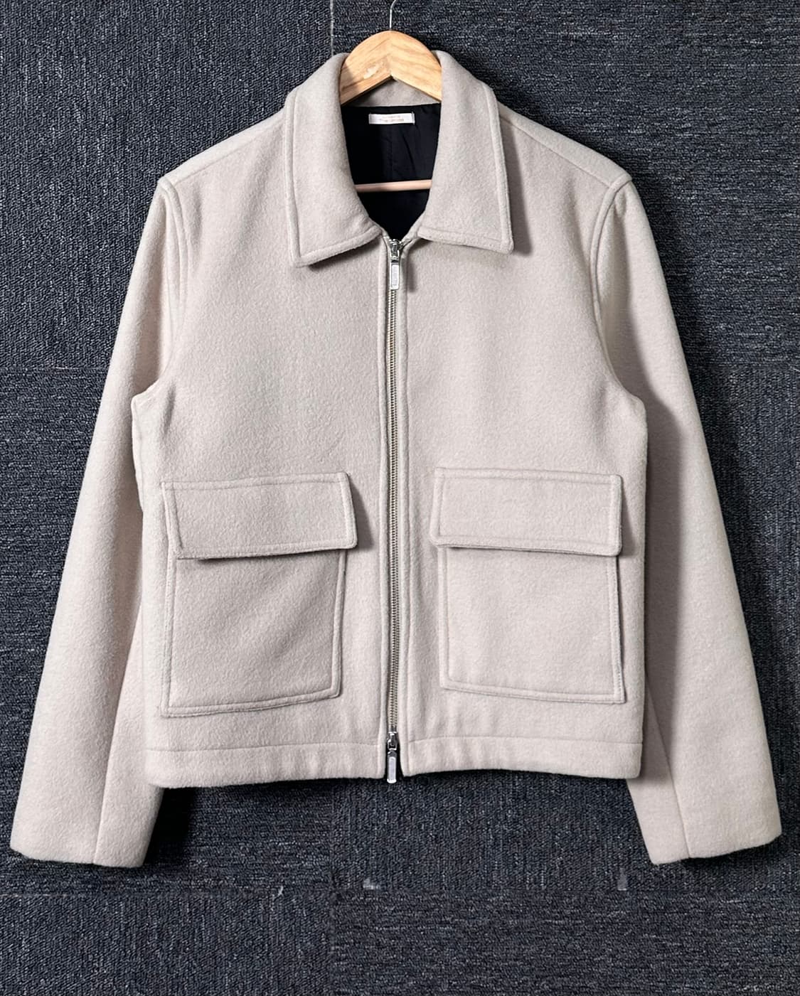 The Unold 크롭 모 자켓 아이보리 상품이미지1