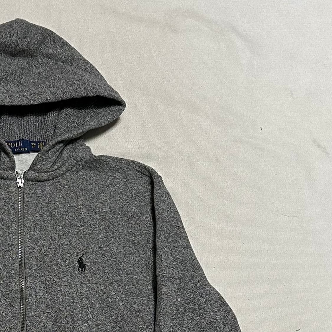 XS 폴로랄프로렌 네이비 포니 기모 후드집업 상품이미지1