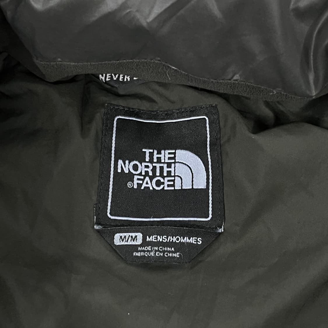 [정품/M] 노스페이스 블랙 다이아몬드 퀼팅 패딩 점퍼 b14 상품이미지5