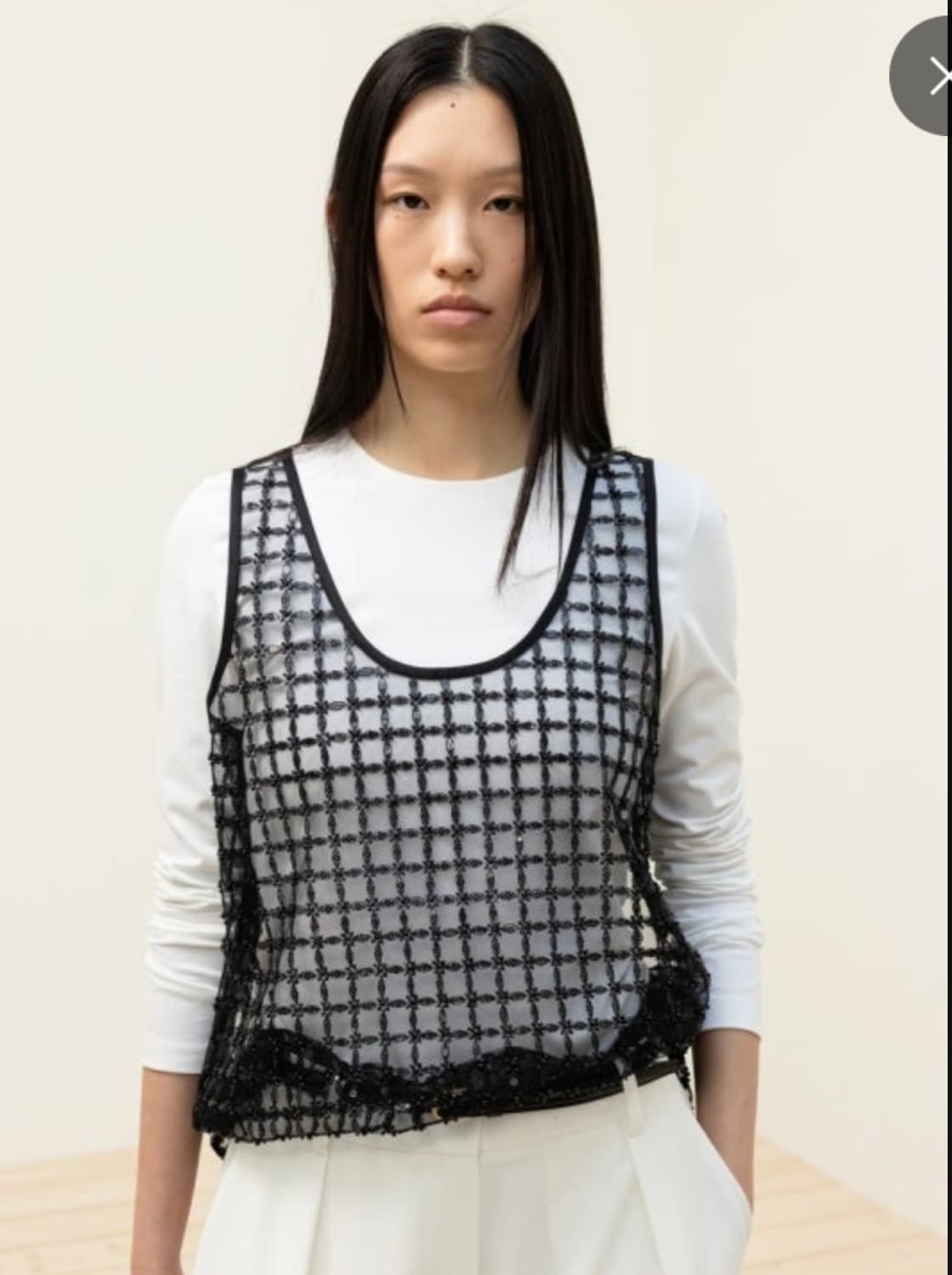 오르 orr 쥬얼릭 스팽글 탑 새상품 상품이미지1