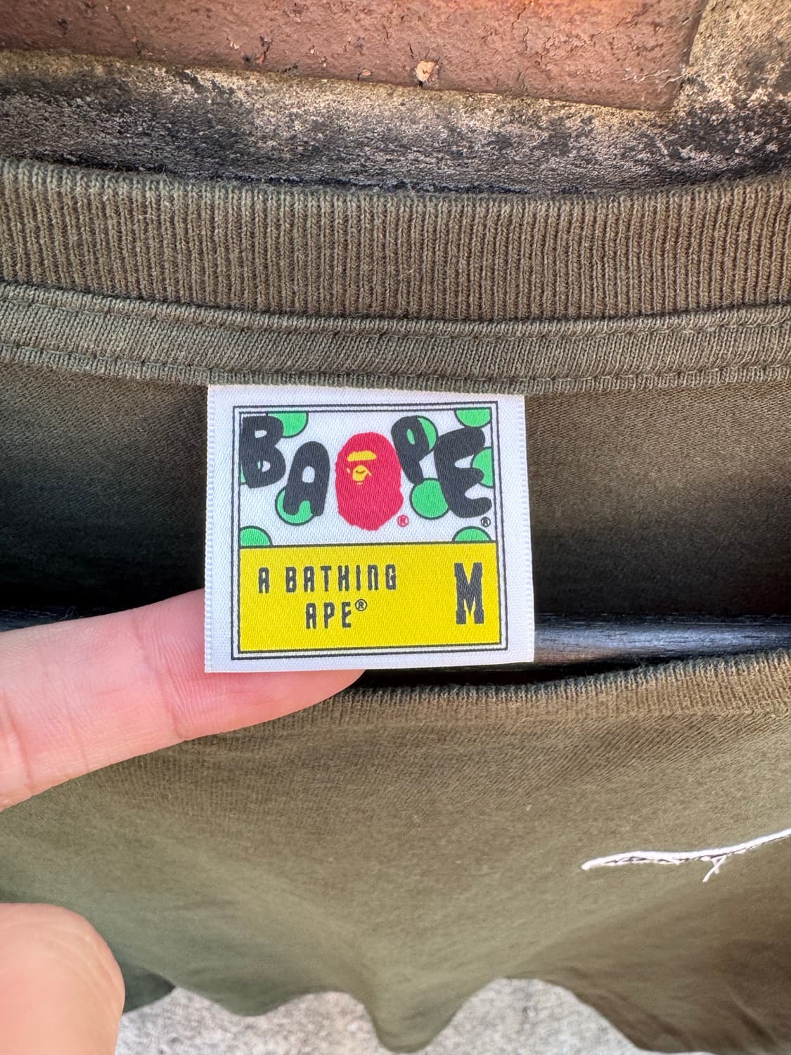 베이프 에이프 헤드 반팔티셔츠  상품이미지5