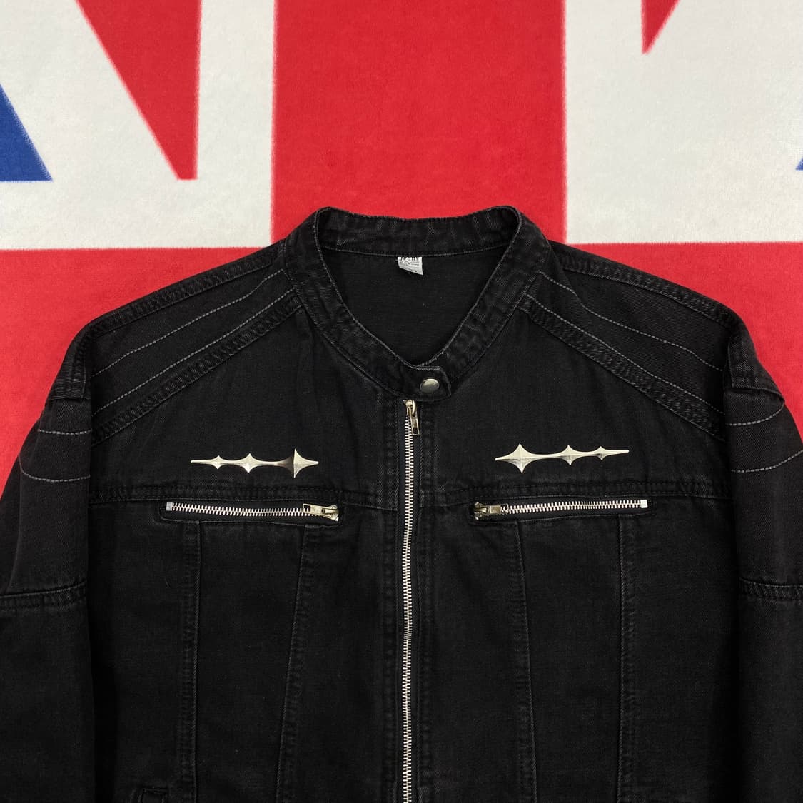 빈티지 흑청자켓 3XL 실측 2XL  상품이미지3