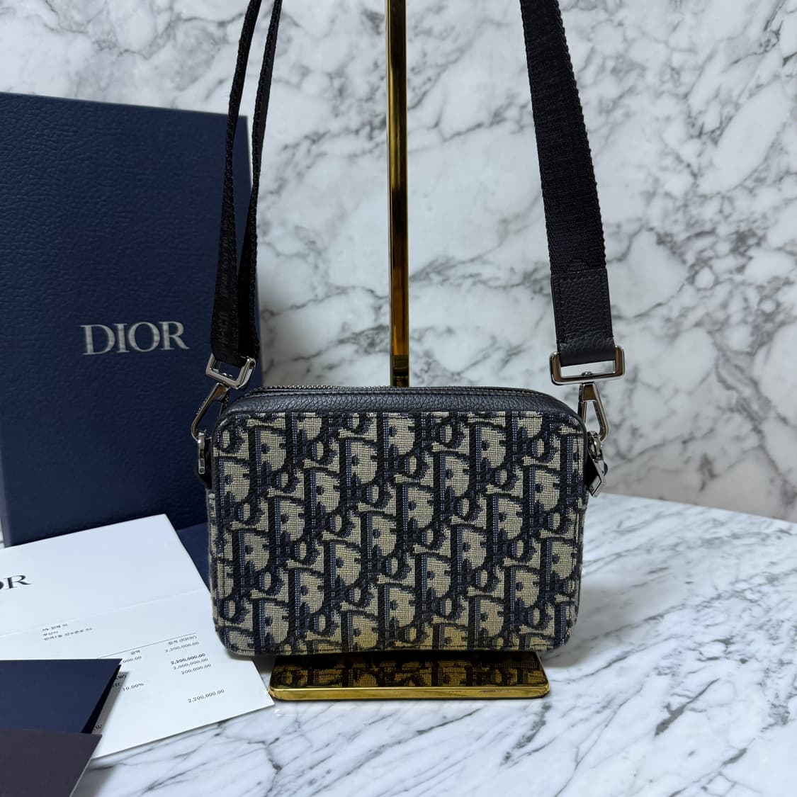 디올 오블리크 스트랩 파우치 크로스백 메신저백
 상품이미지2