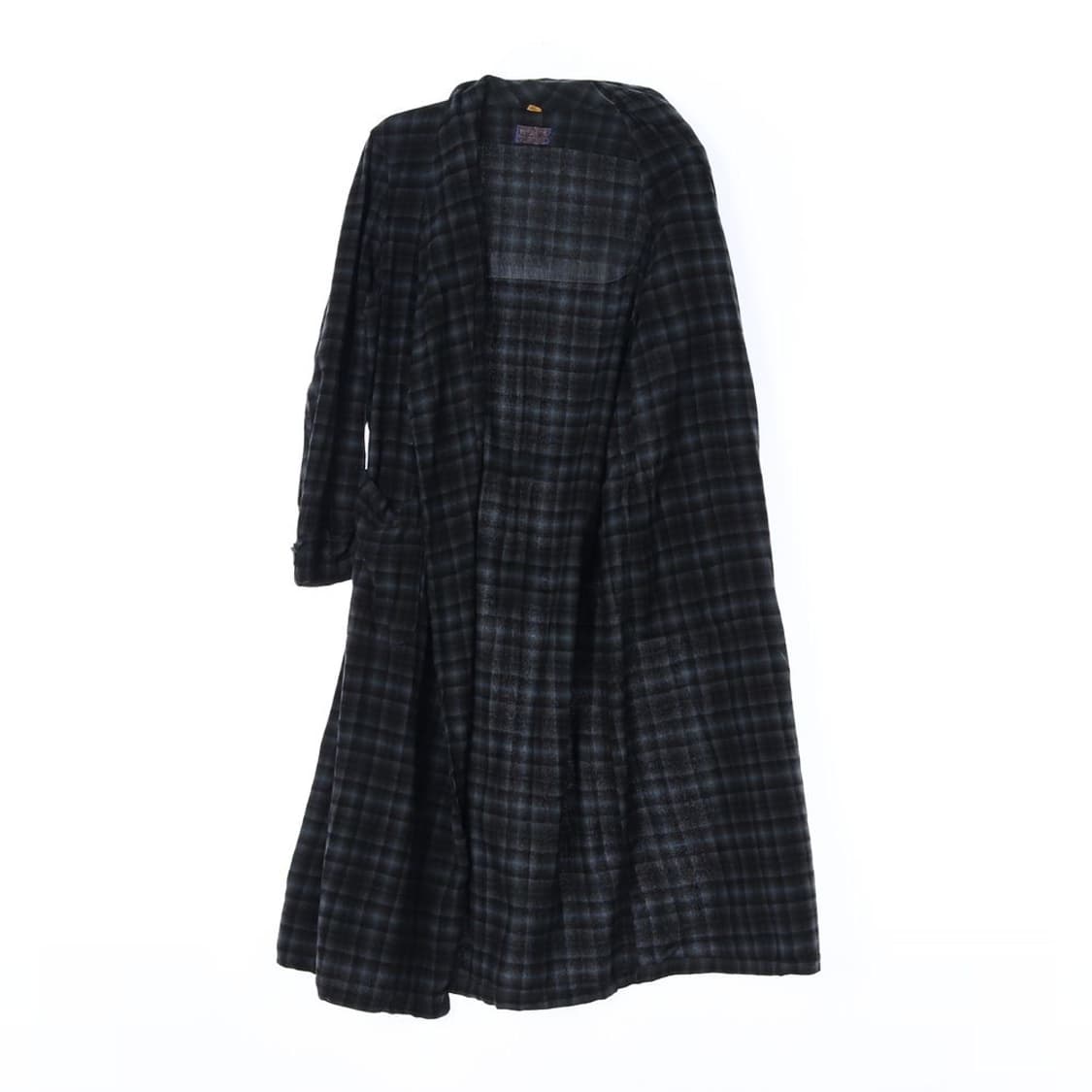 펜들턴 울 100% 체크 벨티드 로브 코트 상품이미지5