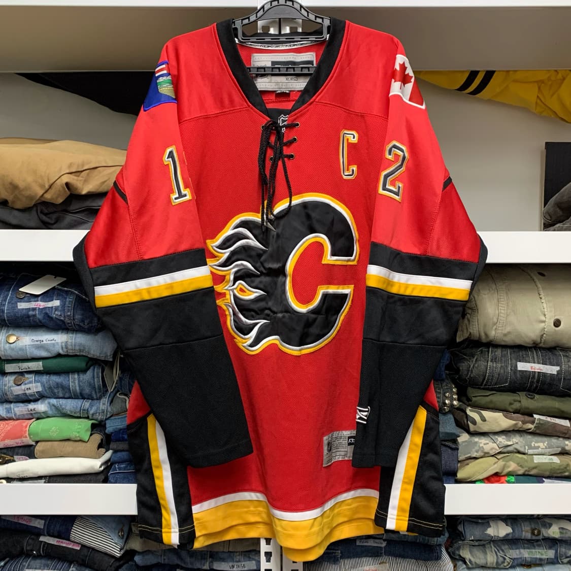 [XL] 리복 CCM NHL 캘거리 플레임즈 제롬 이긴라 져지 상품이미지2