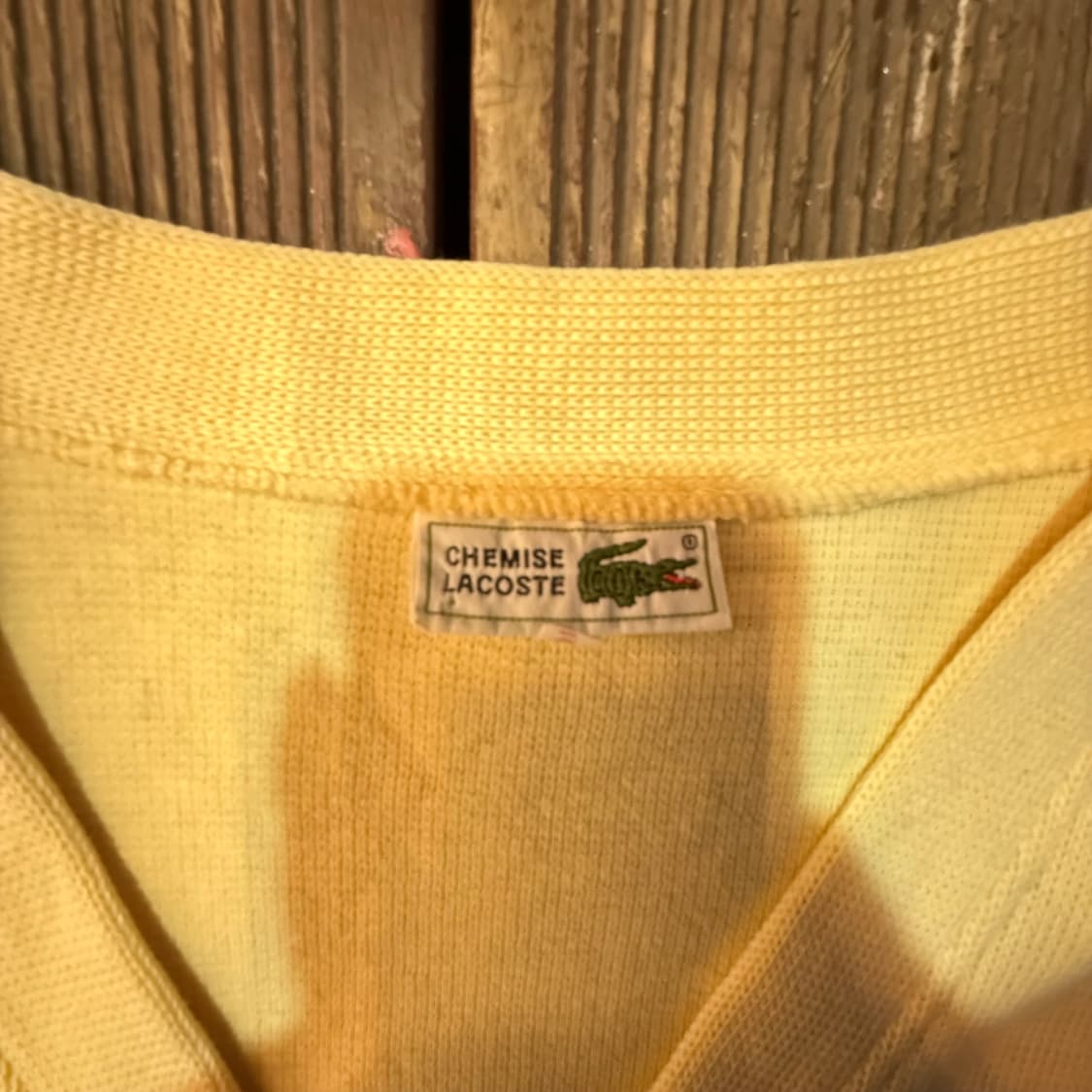 라코스테 연노랑 가디건 상품이미지3