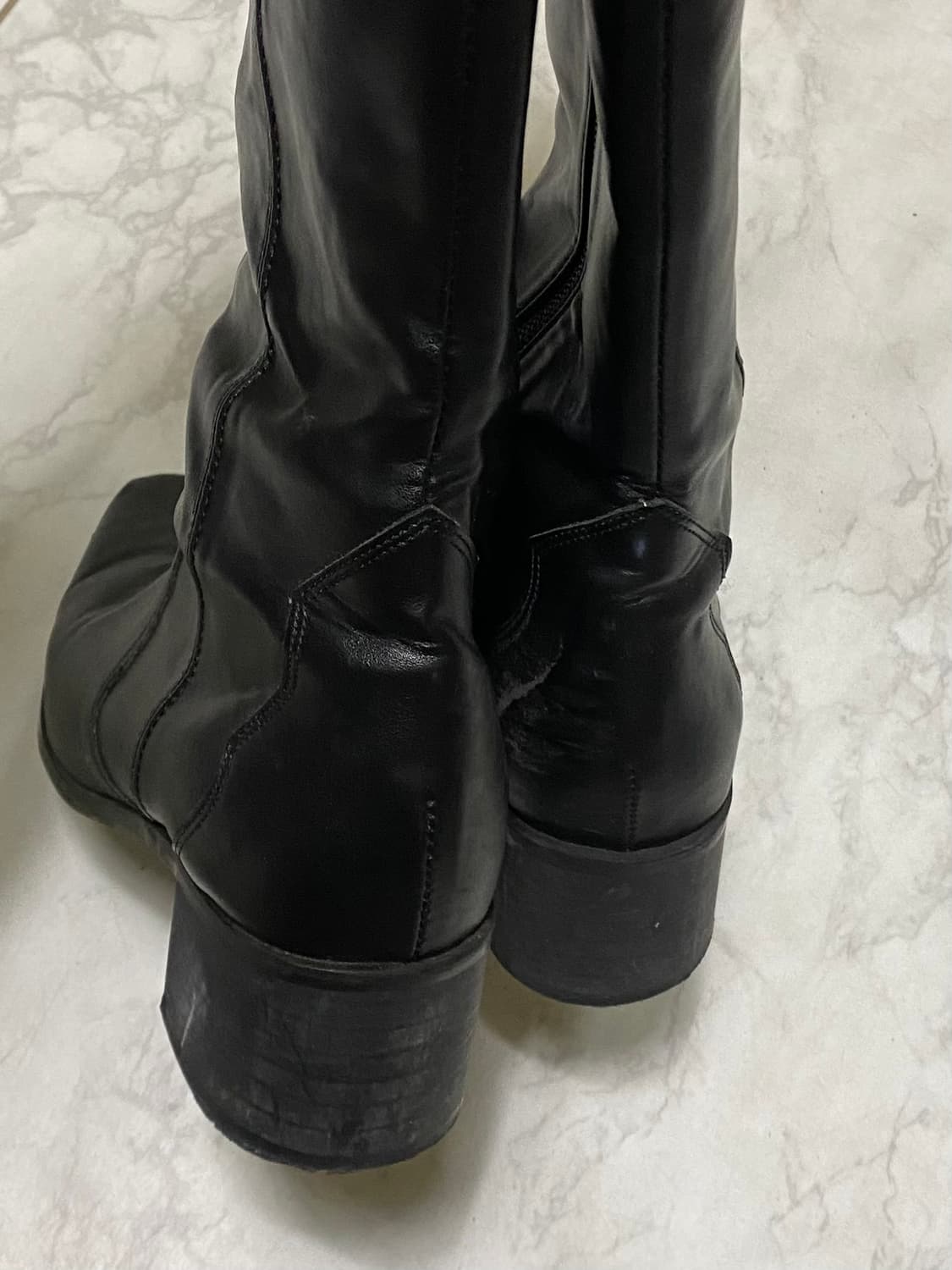 블리썸 가죽 롱 부츠 240 ~ 245 상품이미지4