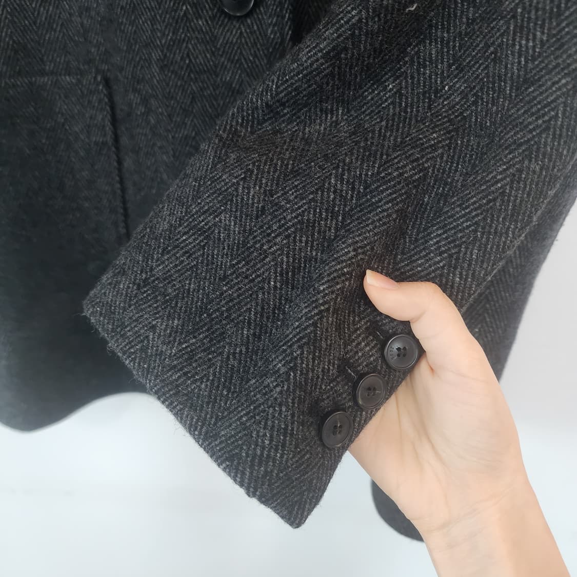 ZOOC 헤링본 울 자켓 상품이미지4