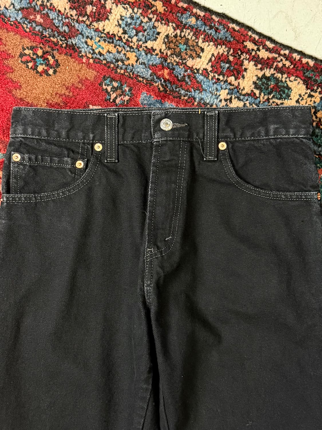 00's 빈티지 리바이스 517 블랙 부츠컷 플레어진 상품이미지6
