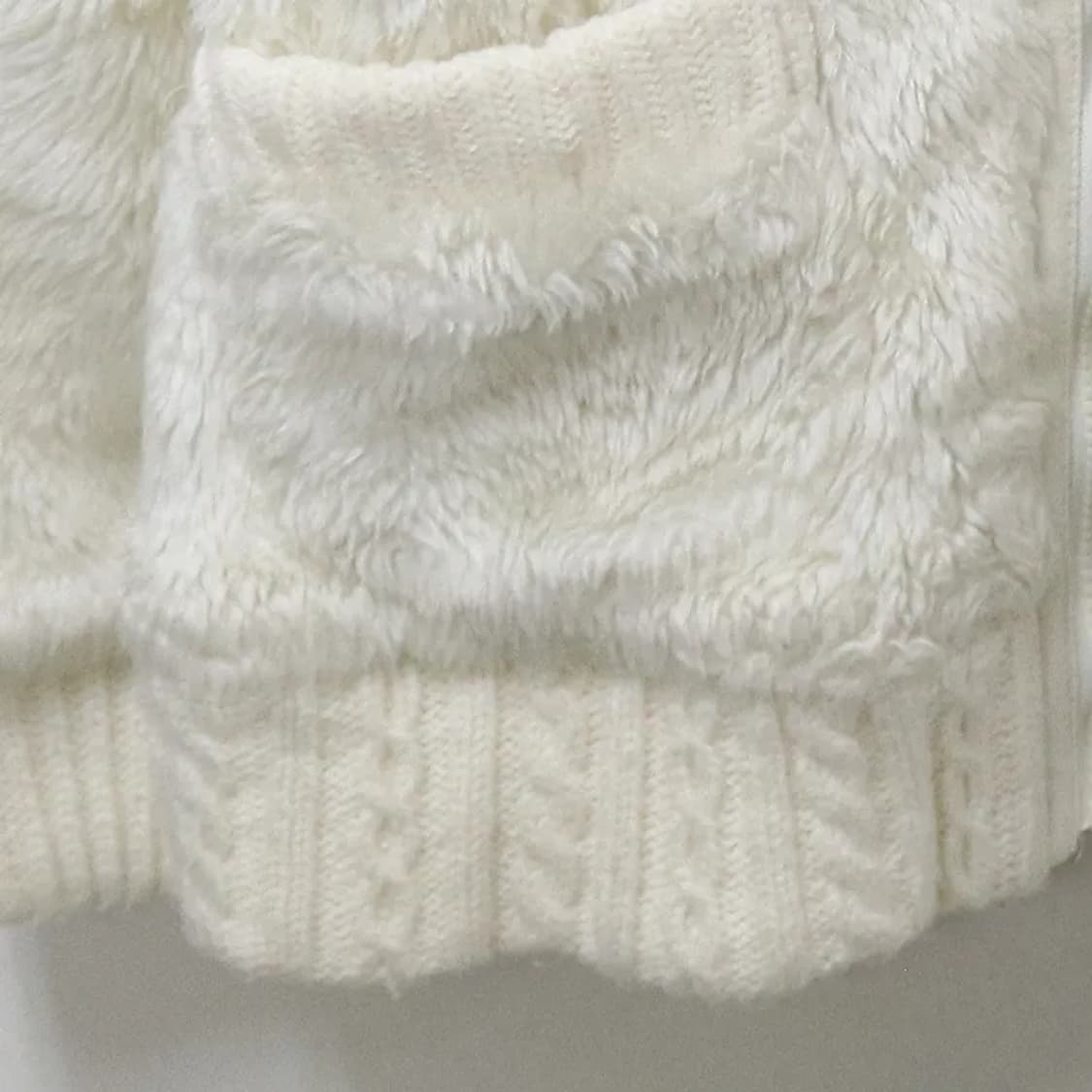 COMFORT BASIC 후리스 니트 후드 집업 61925 상품이미지4