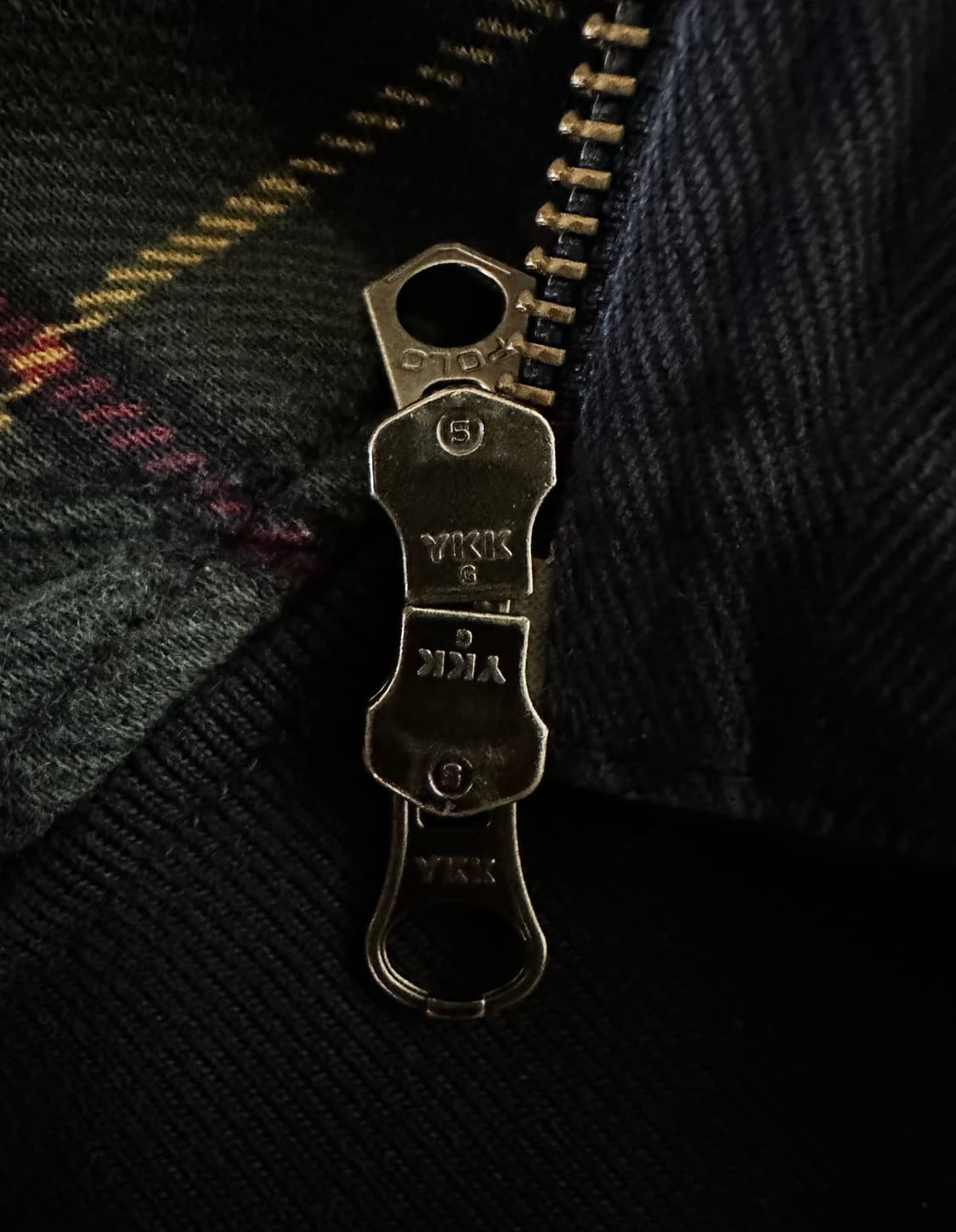 폴로 랄프로렌 빅포니 타탄체크 후드집업 M 상품이미지4