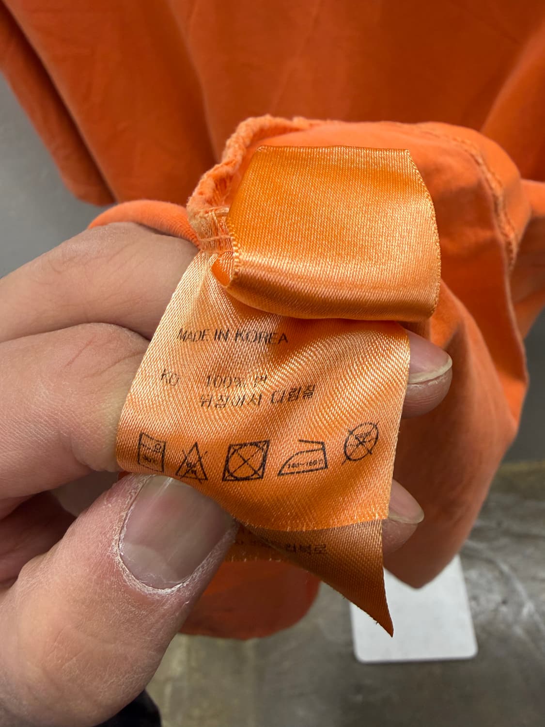 데우스 엑스 마키나 반팔티 오렌지 XL 상품이미지6