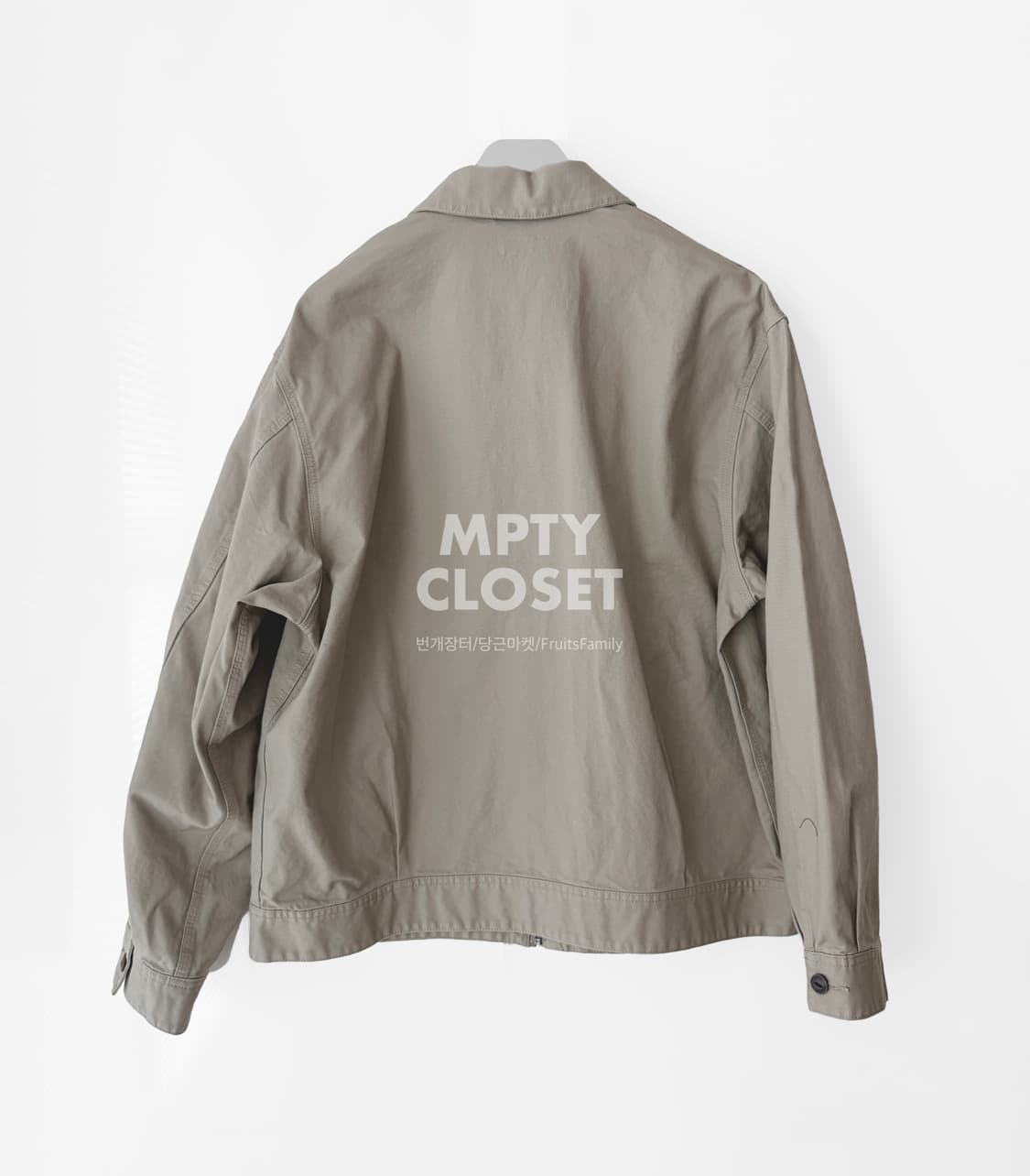 [XL] 유니클로 집업 블루종 베이지 상품이미지3