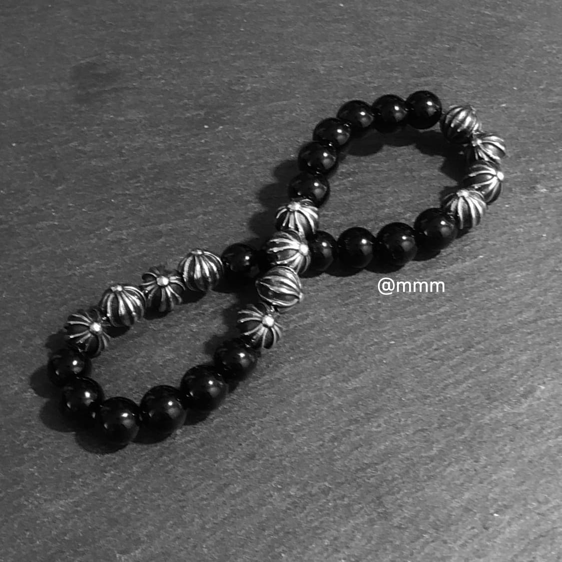 (Unisex) 크로스 스톤볼 팔찌 상품이미지6