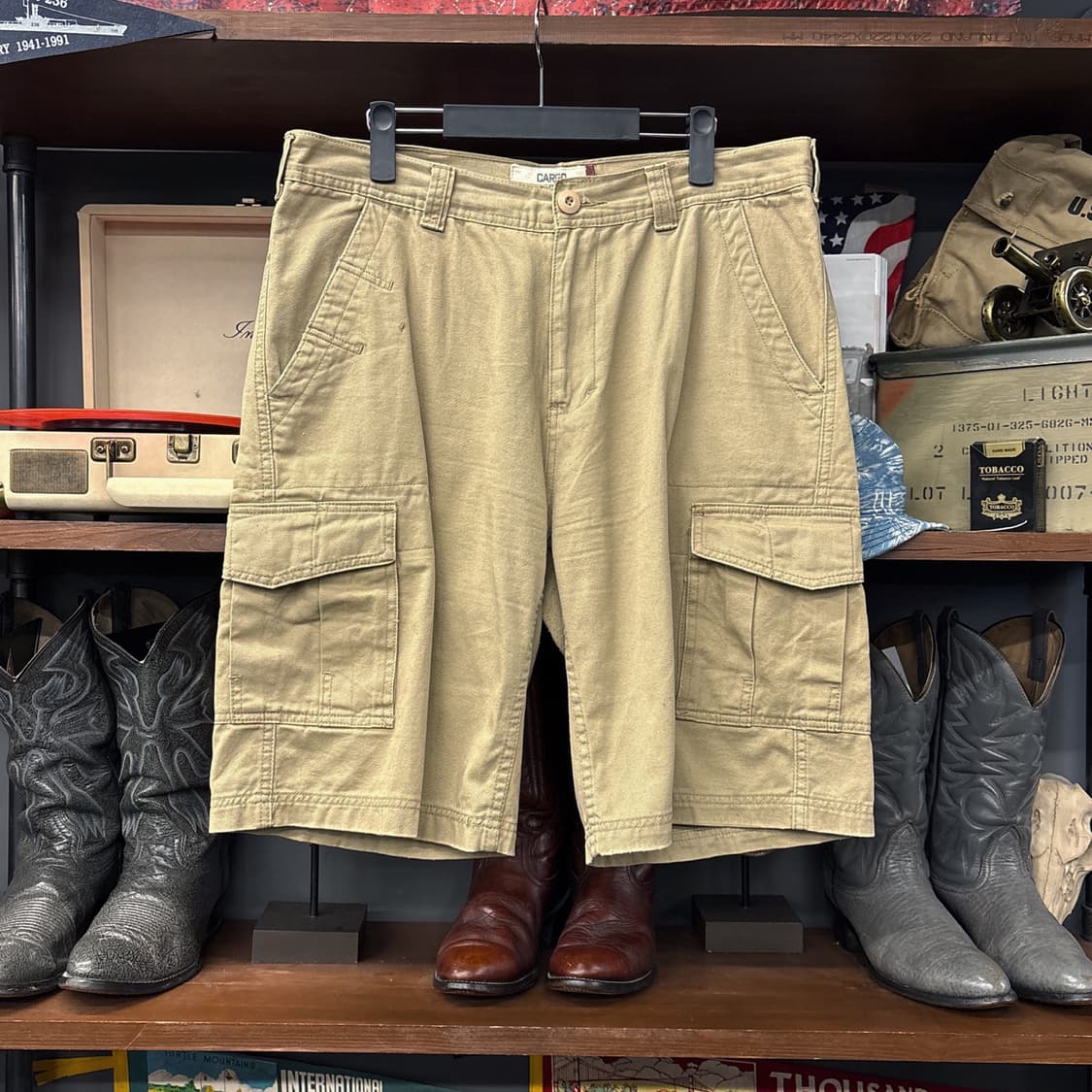 00s 리바이스 블랭크R탭 루즈 스트레이트 카고 하프팬츠 N1113   상품이미지1