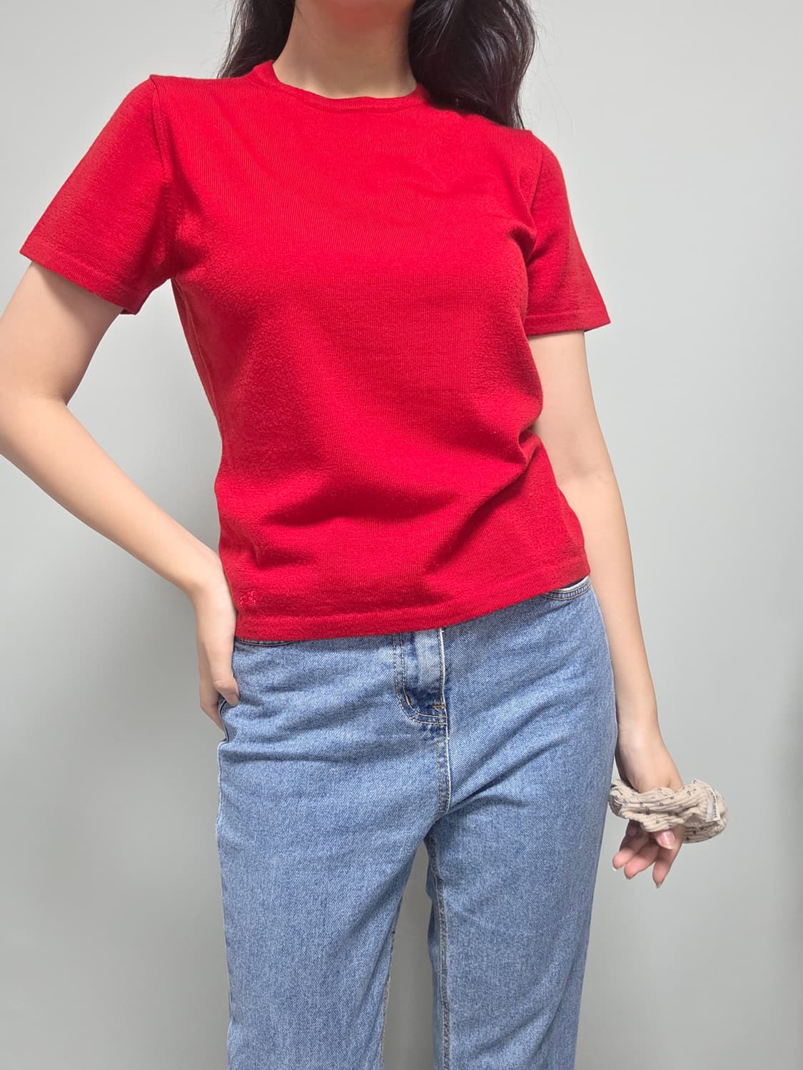 버버리 레드 앙상블 상품이미지4