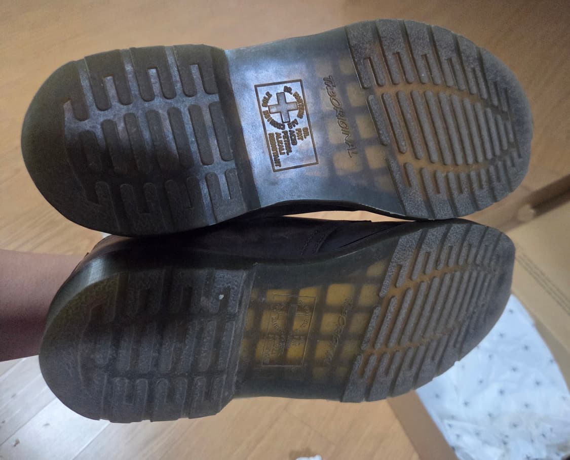 UK8 270 닥터마틴 1461 3홀 빈티지 브라운 / 크레이지 홀스 상품이미지4