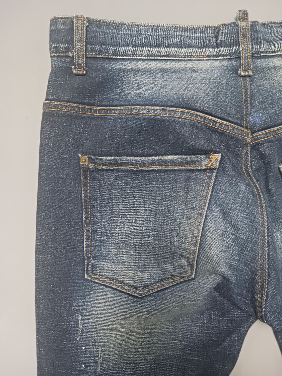 [32] 디스퀘어드2 녹워싱 셀비지 슬림진 청바지 상품이미지8