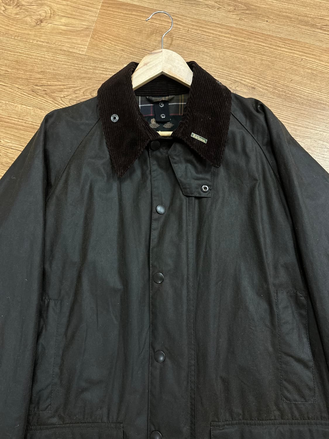 (40)바버 23AW 뷰포트 왁스 자켓 세이지그린 상품이미지2